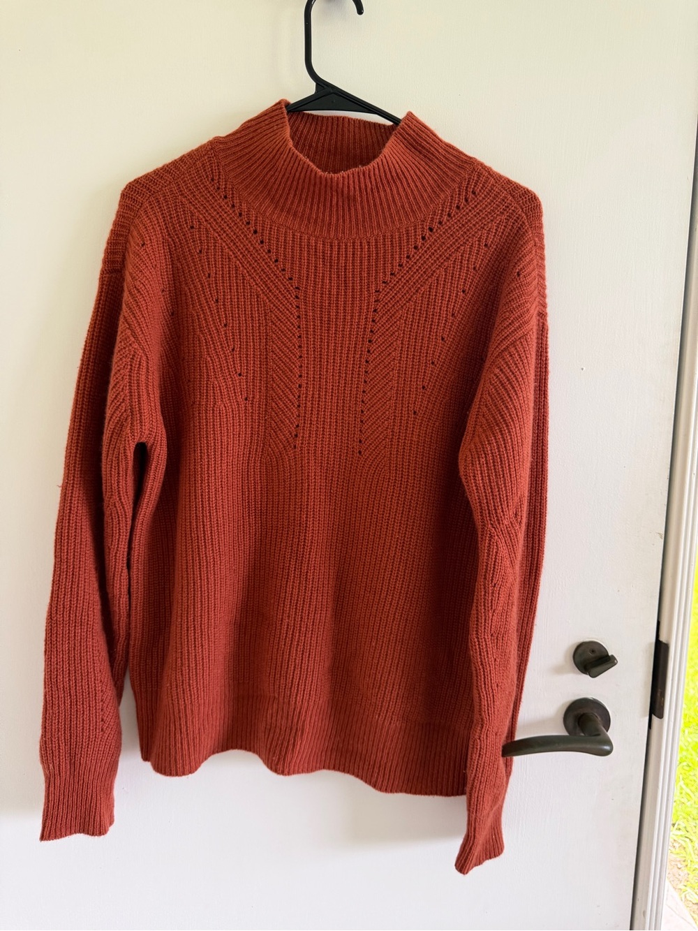 Cashmere charter club luxury mock neck sweater fall cozy